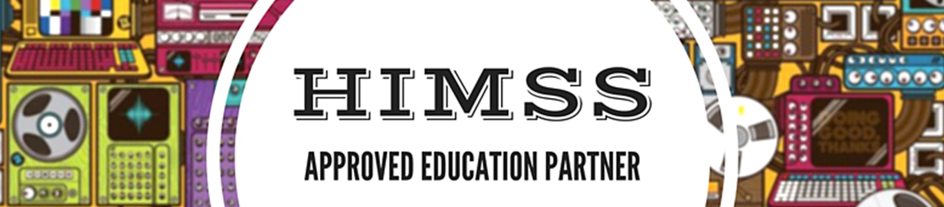 Graphic that reads "HIMSS Approved Education Sponsor".