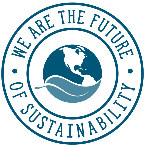 UW Sustainable Management logo of its sustainability scholarships for students, titled "We are the future of sustainability"