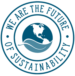 UW Sustainable Management logo of its sustainability scholarships for students, titled "We are the future of sustainability"