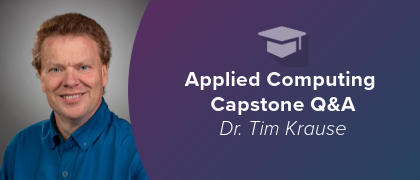 Academic Director Uses Project Management Background to Help Students With UW Applied Computing Capstone Project