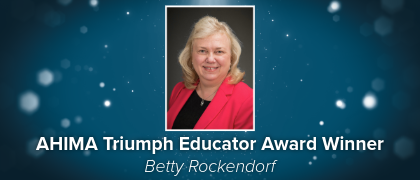 UW HIMT Program Director Wins National Educator Award