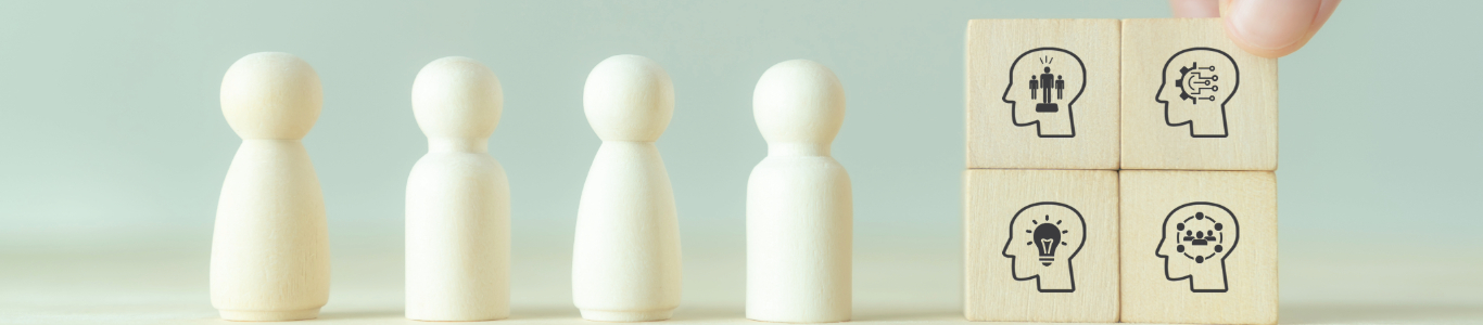abstract image of chess pieces and blocks to demonstrate critical thinking skills