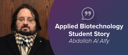 Applied Biotechnology Graduate Seeks Versatility On His Way to Building a Global Career